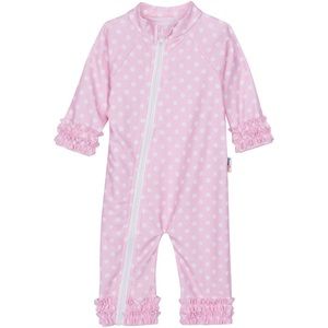 SwimZip SPF 50+ Long Sleeve Romper Swim/Sun Suit (6-12m)